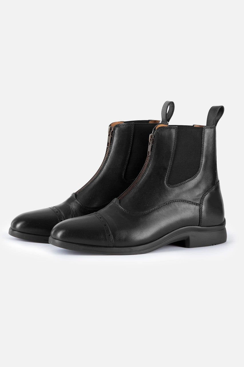 ANIMO Ankle boots Zotec Short Boots Jodhpur Front Zip Black UK 6 EU 39 (R4)0