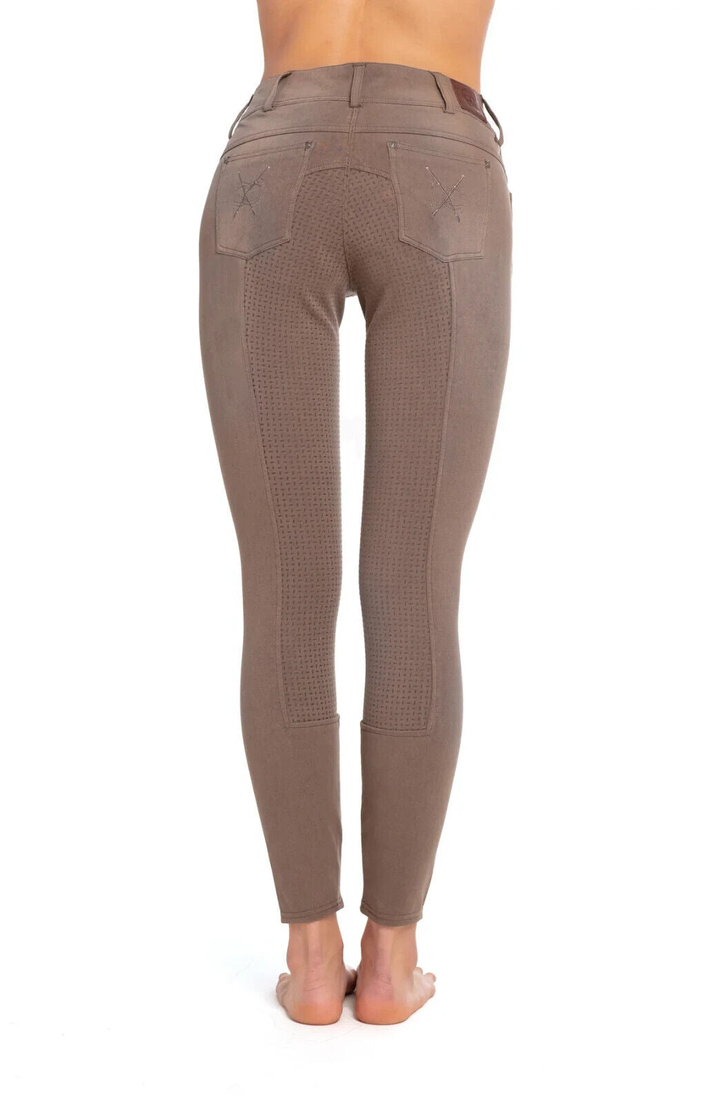 Goode Rider Vogue Jean Breech - Full Seat ,TAUPE, UK 26L EU 38 (14902)