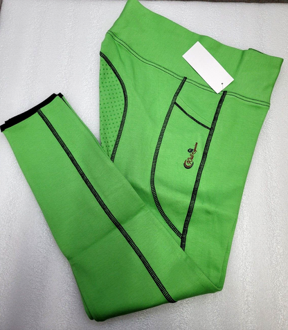 Full Silicone Grip Horse Riding Tight  Phone Pocket ,UK 28" ,EU 40,MEDIUM