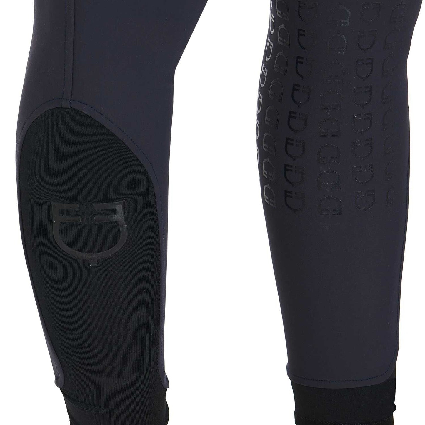 EQUESTRO WOMAN KNEE GRIP RIDING BREECHES  ,NAVY, EU 42 UK 14 (ET06730)