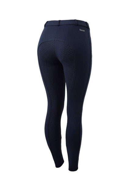 Horze Active Women's Silicone Full Seat Breeches ,PEACOAT  UK 16 EU 42 (36277)