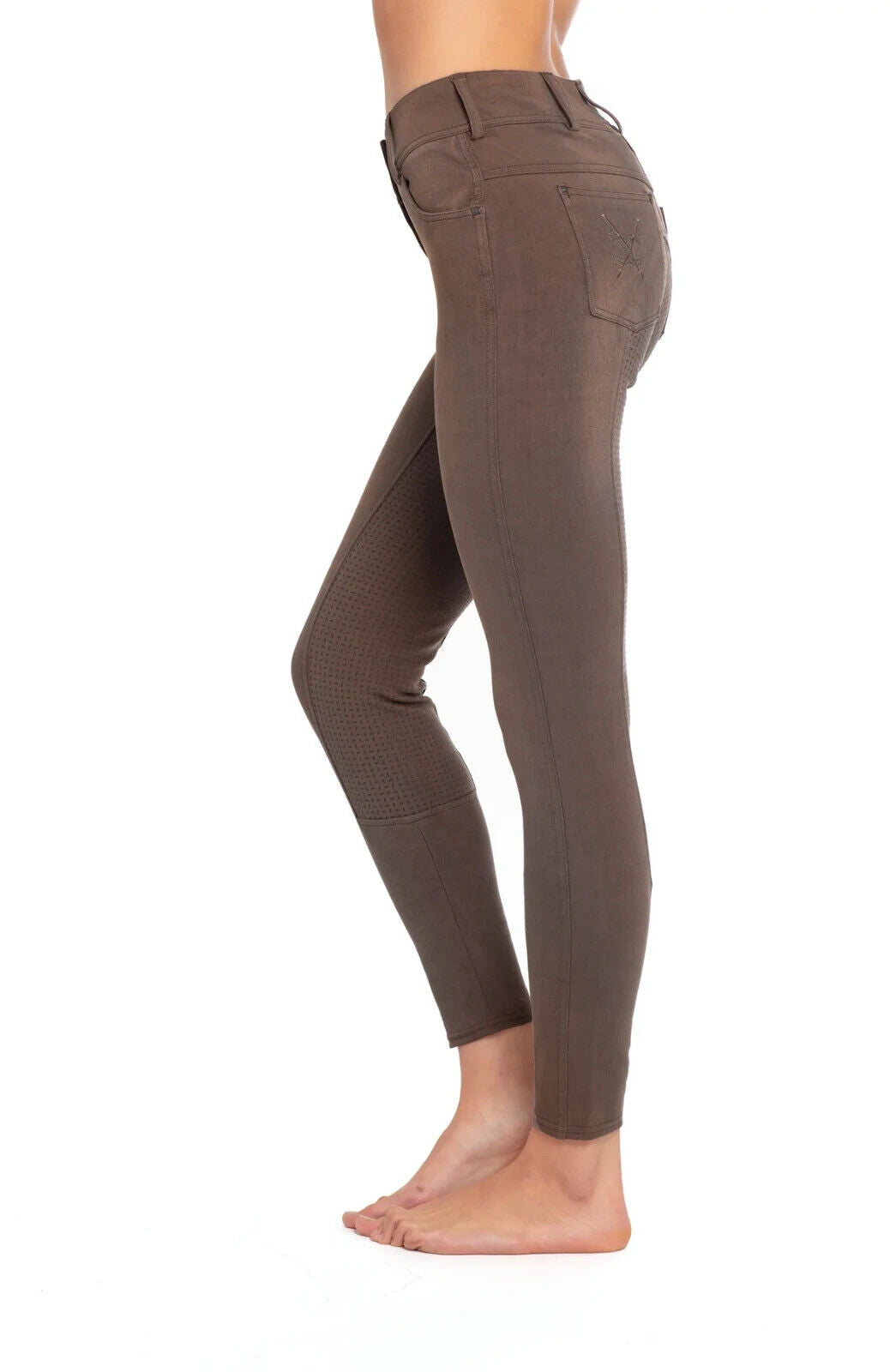 Goode Rider Vogue Jean Breech - Full Seat ,TAUPE, UK 26L EU 38 (14902)