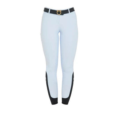 EQUESTRO Riding Breeches Zenda Light Model,SKY BLUE, IT 46 FR 42 DE 40 (ET06730)