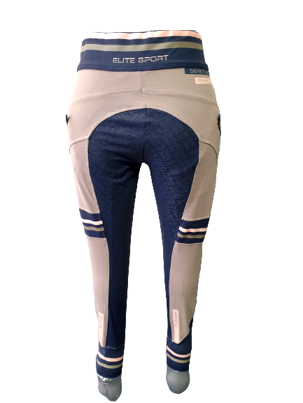 PREMIER EQUINE  Sport Tights  Sticky FullSeat  , Walnut, UK 18 EU 30 (400730)