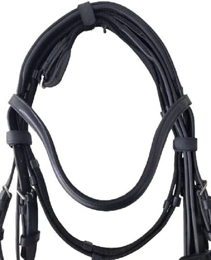 New Bridle Famous, Gr. Warmblood – black/Strasse-copper (PONY) leather Bridle