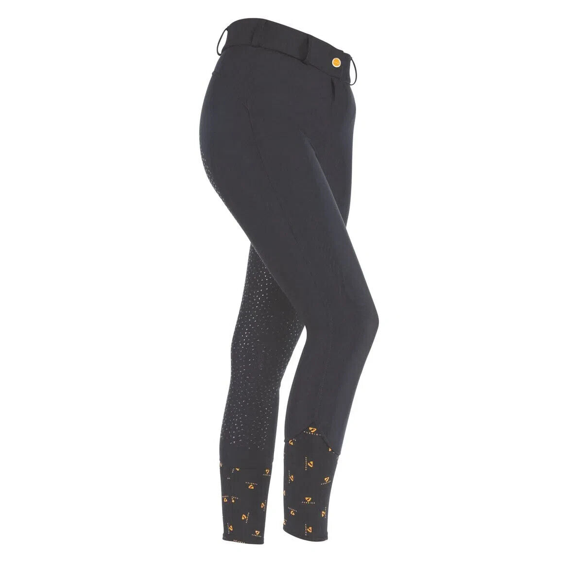 Shires Aubrion Winter Greydock Full Seat Breeches - Black, 24", UK 6  (8126)