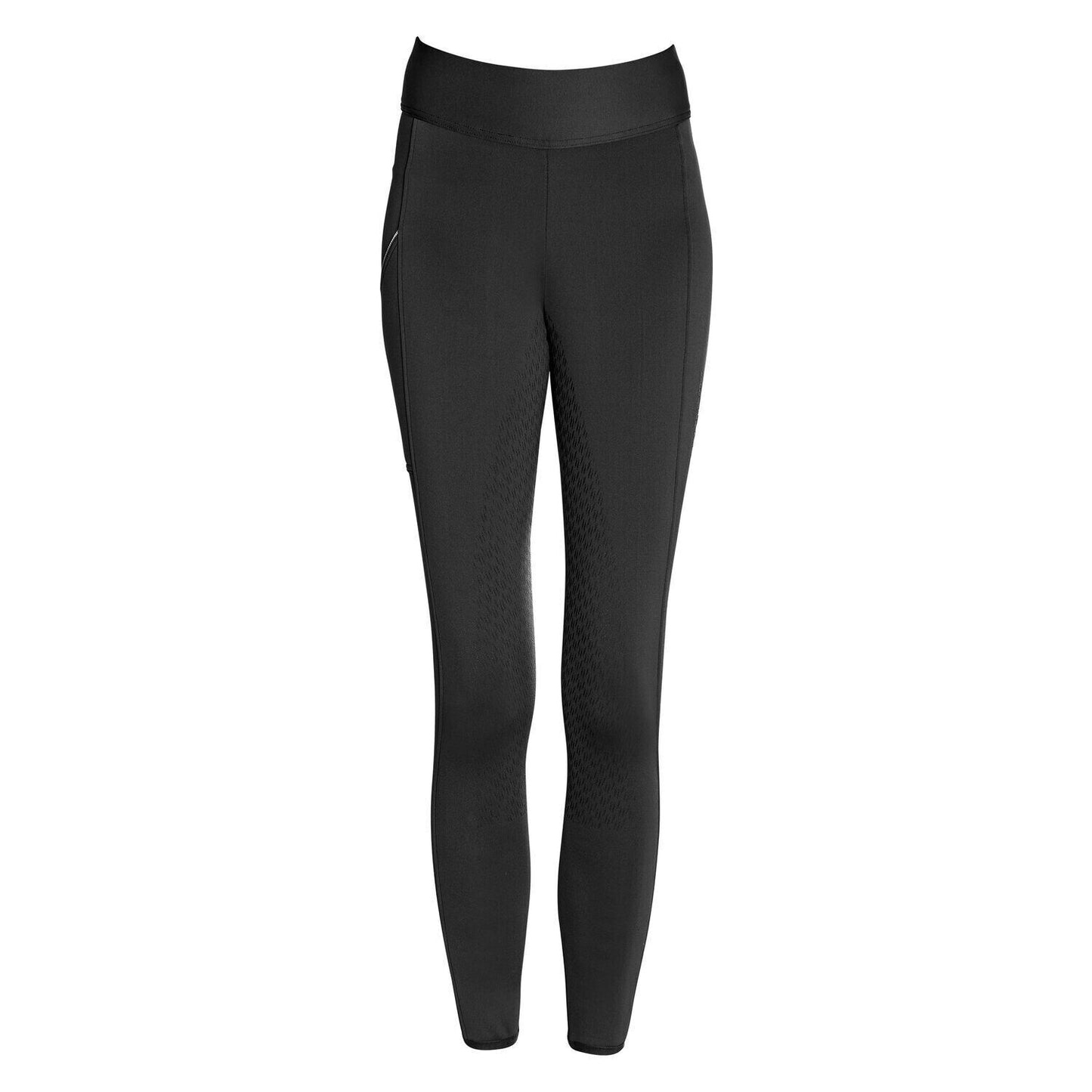 New black forest thermal Winter riding leggings, Black UK 28'' EU40 (102722)