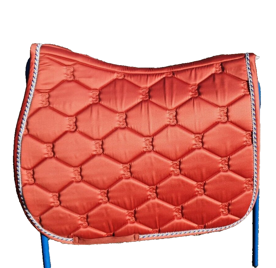 NEW PS OF SWEDEN SADDLE PAD JUMP CLASSIC ,BURNT ORANGE  (FULL SIZE ) SALE Offer