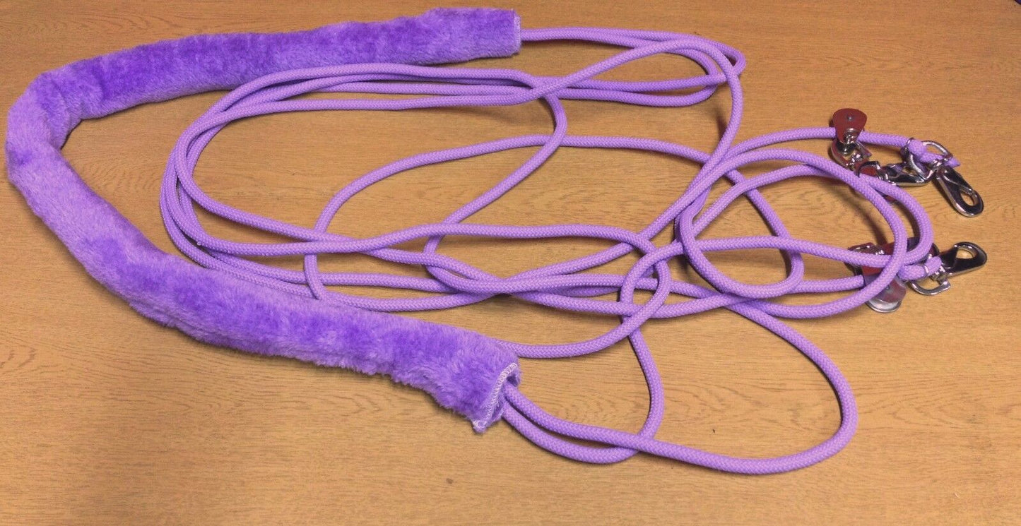 NEW Horse Lunging Training Aids Pessoa based PURPLE/LILAC one size fits F/C/P