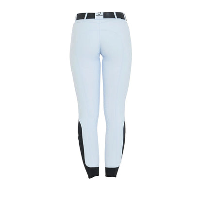 EQUESTRO Riding Breeches Zenda Light Model,SKY BLUE, IT 46 FR 42 DE 40 (ET06730)