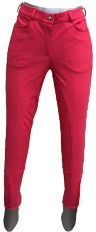 NEW Women's Full Seat Grip Silicone Riding Breeches Dark Pink (UK 30" EU 42 )