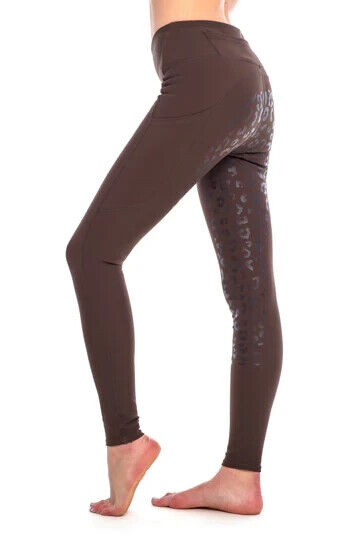 GOOD RIDER  Energy Tight -Fun Leopard Seat ,BROWNLE,UK 34R ,EU 46, US 34 (14907)