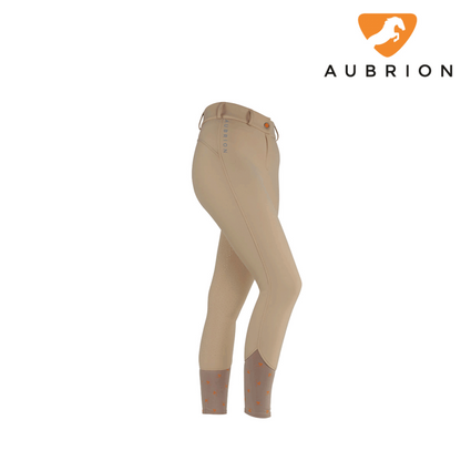 Aubrion Greydock Full Seat Winter Breeches Ladies, Beige, UK 34" EU 46 (8126)