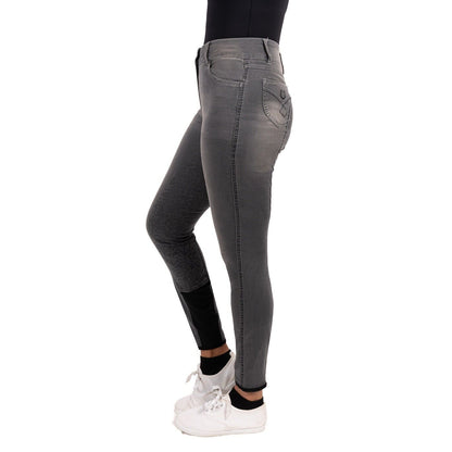 Elation Red Label Laredo 2.0 Denim Full Seat Breech, BLACK, SIZE 34R  (DRC2324)