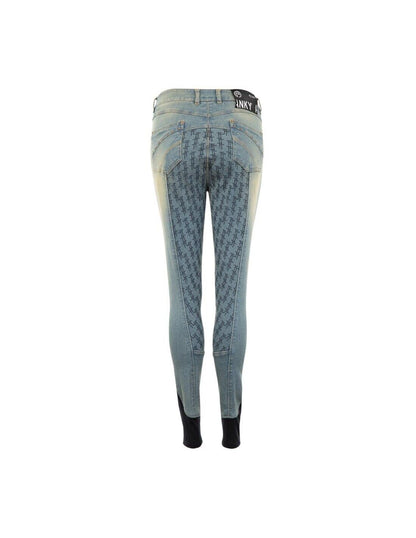 ANKY Riding Breeches Light Denim Silicone Seat ladies UK 8 (XR 19105)