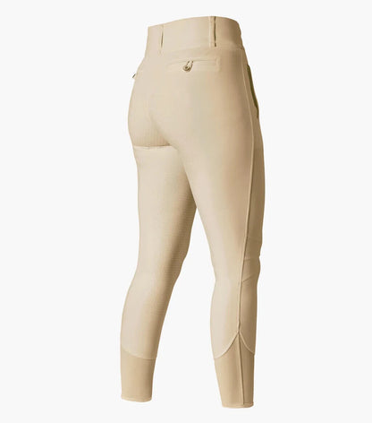 P.E Aradina Full Seat Gel Competition Riding Breeches, Vanilla UK 8, 26"(4154)