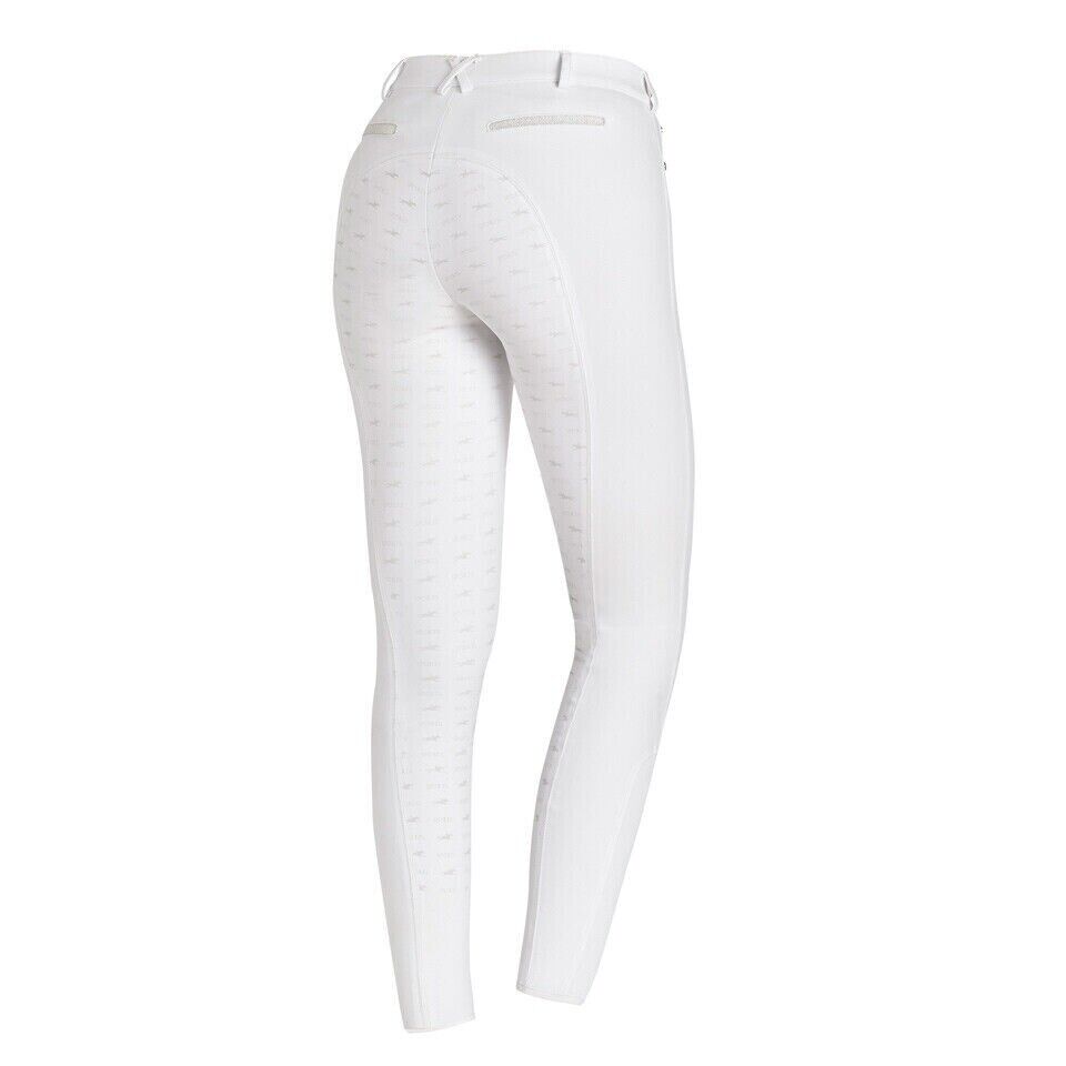 SCHOCKEMOHLE CHAYENNE LADIES RIDING BREECHES ,WHITE, UK 30R EU 42 (2171-00037
