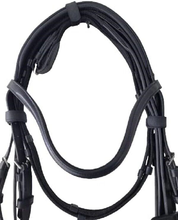 New Bridle Famous, Gr. Warmblood – black/Strasse-copper (COB) leather Bridle
