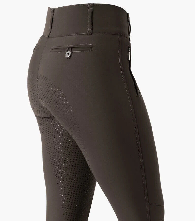 Premier Equine Carapello Full Seat Breeches, Liquorice,  22" ,UK 6 (4147)