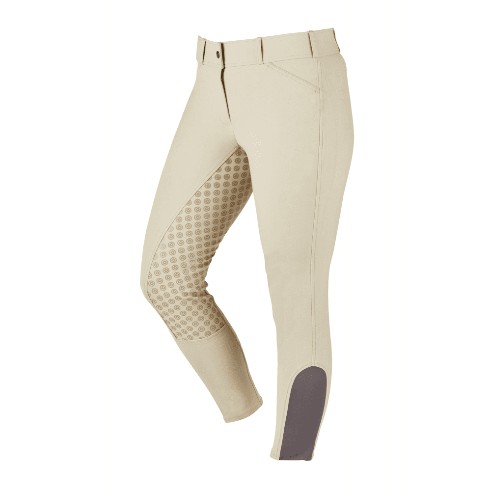 DUBLIN Elite Gel Womens Full Seat Breeches - Sand,24'' UK 6 EU 32 (594240)