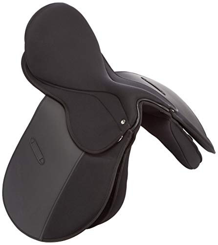 Super-comfy Deeper seat GP Saddle Synthetic CHANGEABLE GULLET BLACK