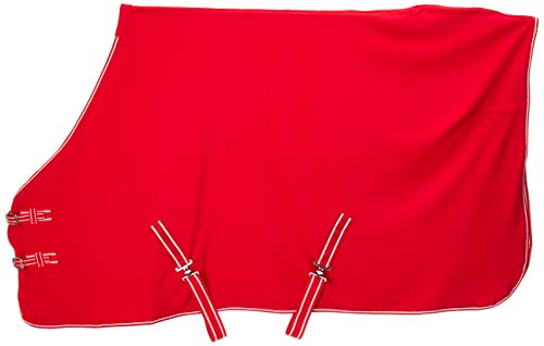 Cwell Equine NEW HORSE COB PONY RED SHOW TRAVEL FLEECE RUG 3'6"-6'9" stable cooler choice of Sizes
