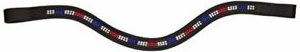 Cwell Equine curved * Team GB * CRYSTAL BROWBAND *Brown*