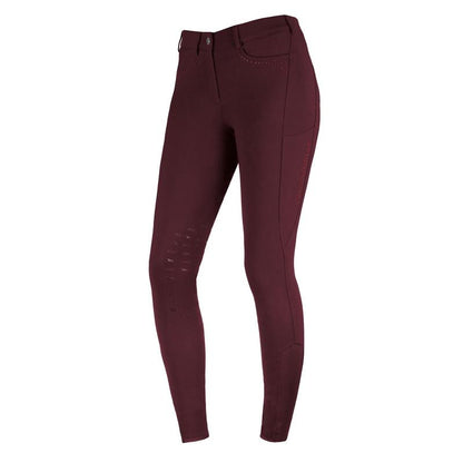 Schockemohle Ladies Victory Full Seat Silicon Print Breeches CASSIS UK 26 EU 38